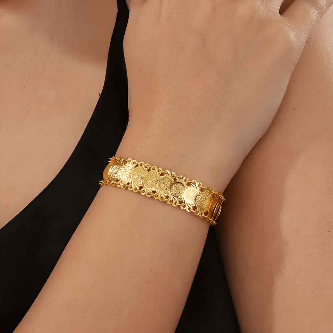 Goldenes Himmlisches Armband für Damen - Aurielle