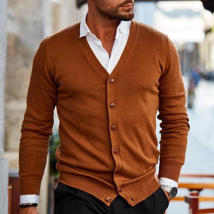 Casual Men's Cardigan - Elias