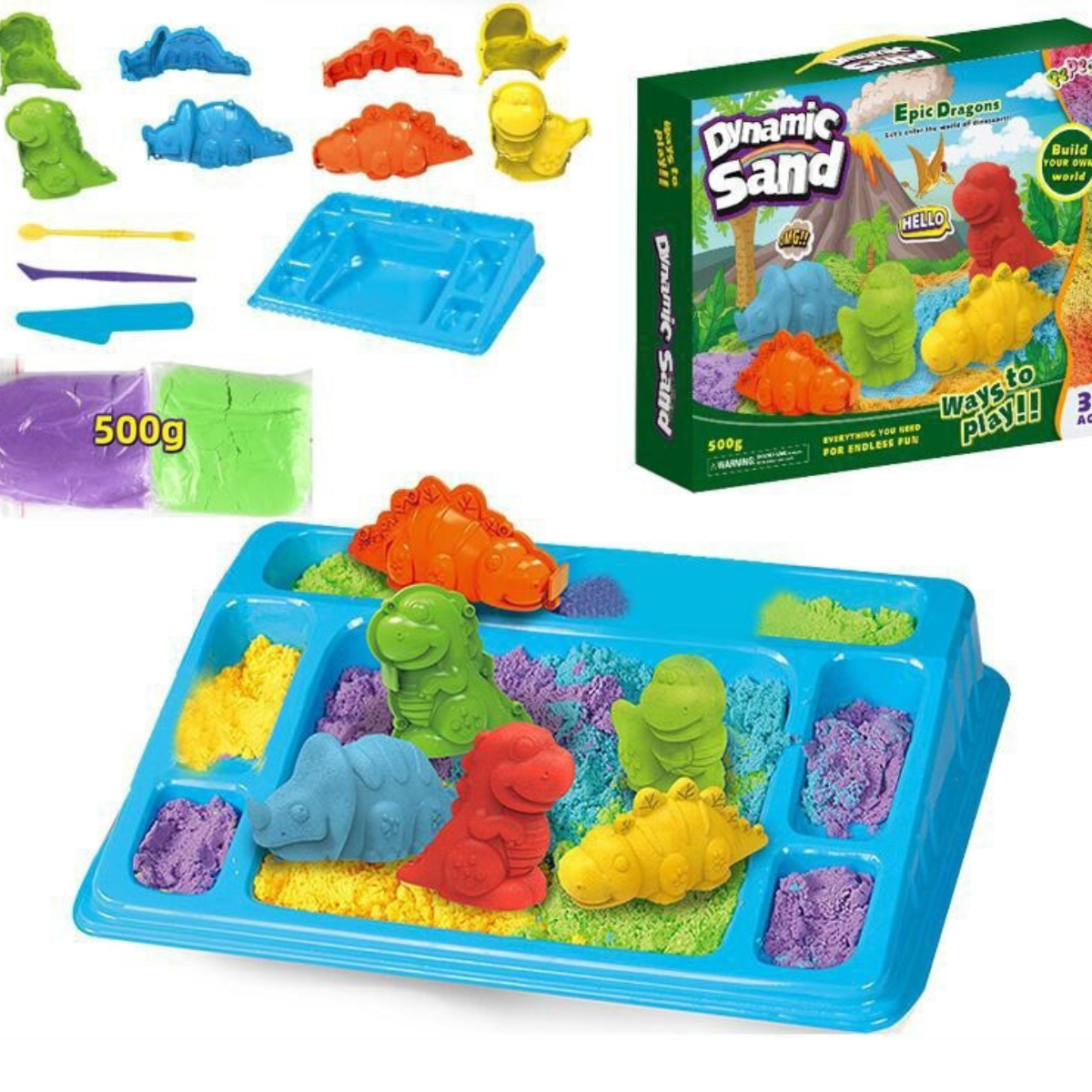Kinetischer Sand Spielset – CreativeSand