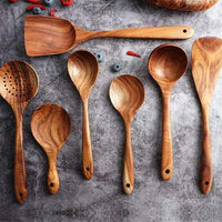 Natural Wooden Kitchen Utensils - RustiCook