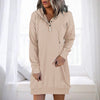Minimalistische Long Damen Hoodie – Valeria