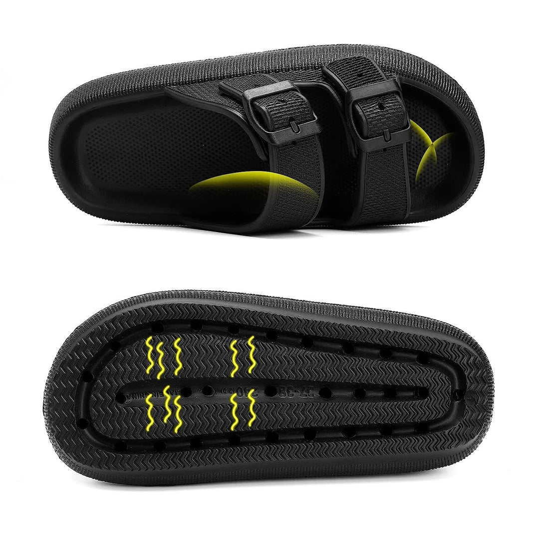 Bequeme Pillow-Slides mit weicher Sohle – Livia