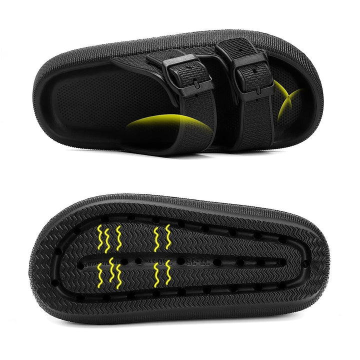 Bequeme Pillow-Slides mit weicher Sohle – Livia