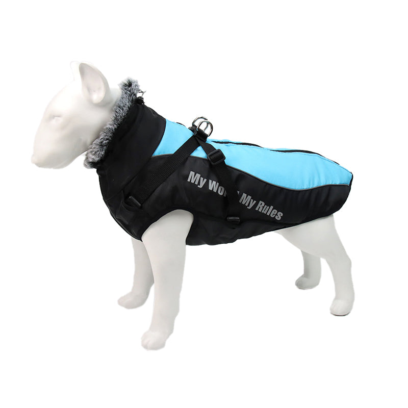 Reflektierende Hundejacke mit Geschirr - GlowPaw™