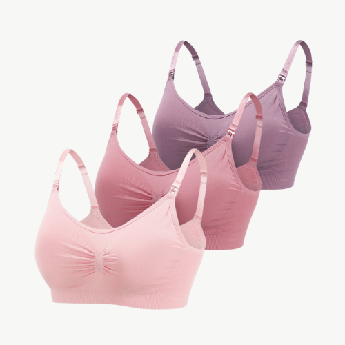 Bequeme Still-BHs (Set von 3) – NurtureFit