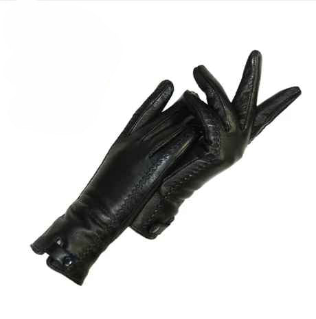 Vintage Leder Damenhandschuhe - RetroGrove