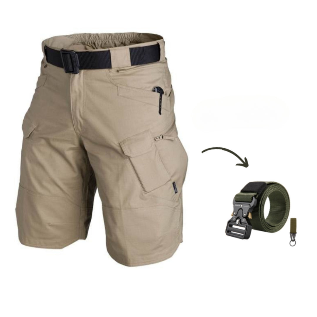 Herren Cargo-Shorts mit 7 Taschen & Gratis Gürtel – Taro