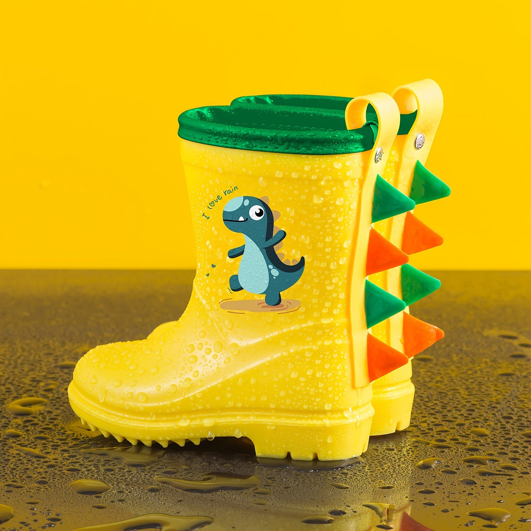Colorful children's rubber boots with animal motifs – Leo