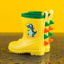 Bunte Kinder Gummistiefel mit Tiermotiven – Leo