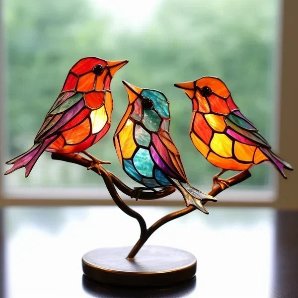 Bunte Glasvögel für schickes Interieurdesign - ChicGlass Birds