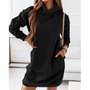 Bequeme Hoodie-Kleid – Amalia