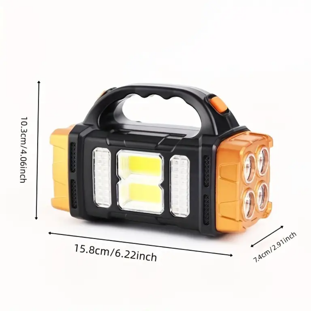 3-in-1 Emergency Flashlight – SolarBeam
