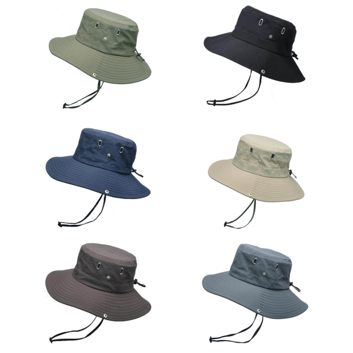 Wasserabweisender Outdoor-Bucket Hat mit UV-Schutz – ShieldFlex Pro