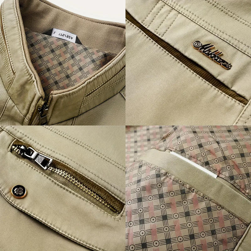 Herren Baumwolljacke winddicht & wasserabweisend im Field-Look – Torin