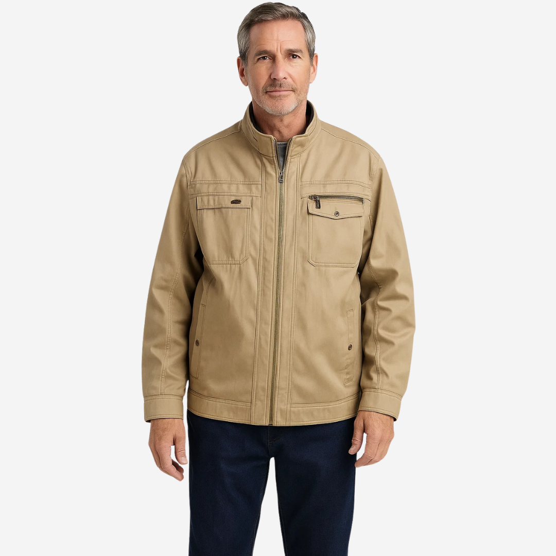 Herren Baumwolljacke winddicht & wasserabweisend im Field-Look – Torin