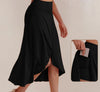 Sportlicher Damenrock mit hohem Bund & Asymmetrischem Schnitt – Alexia