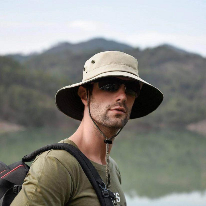 Wasserabweisender Outdoor-Bucket Hat mit UV-Schutz – ShieldFlex Pro