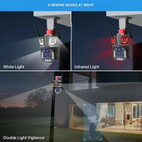 10K WLAN-Sicherheitskamera mit 20MP, 20-fachem Zoom – DualGuard Ultra 10K