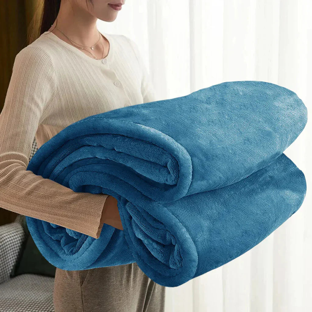 All-Season Dicke Fleece Decke - CozySeasons