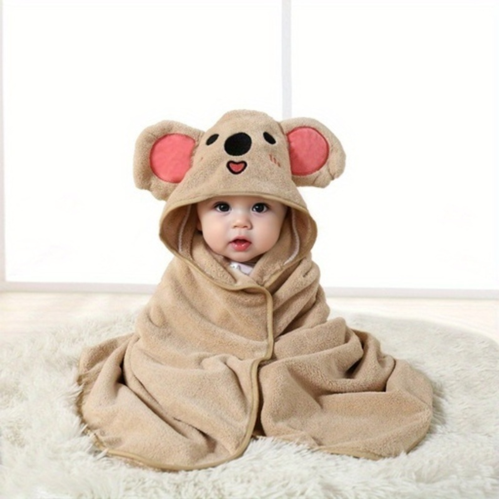 Babybadetuch mit Kapuze – SnuggleSplash
