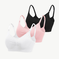 Comfortable Nursing Bras (Set of 3) – NurtureFit