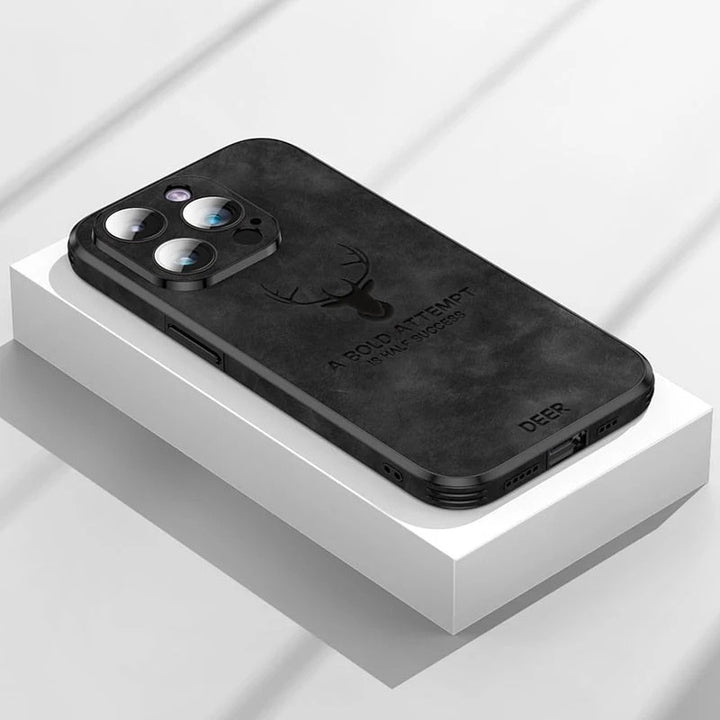 Luxe Hirschleder iPhone Hülle - Veltro
