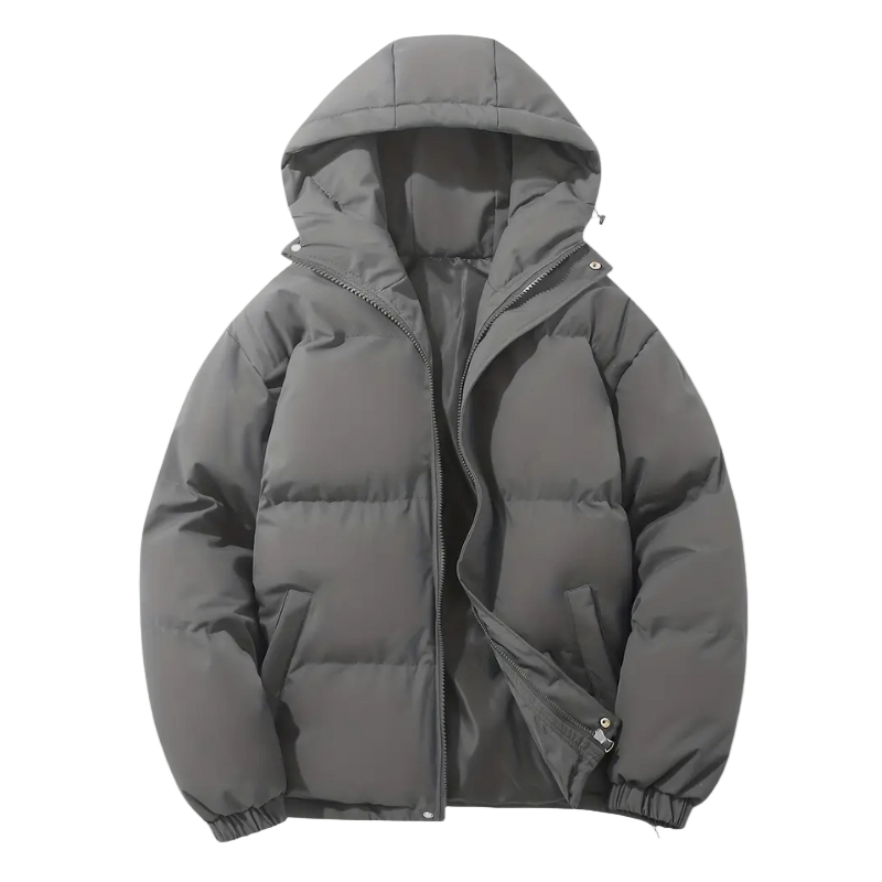 Wattierte Herren Pufferjacke mit Kapuze – Elias