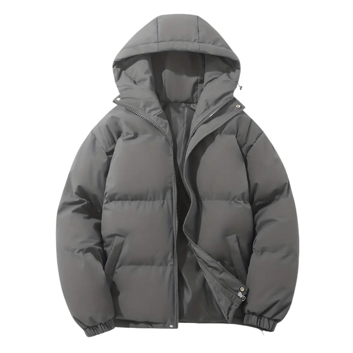 Wattierte Herren Pufferjacke mit Kapuze – Elias