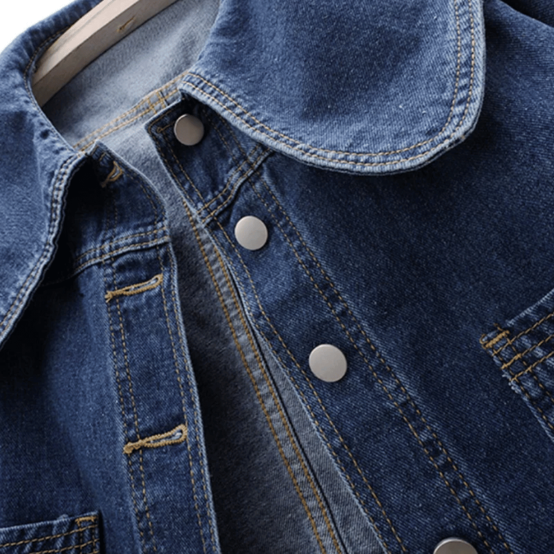 Damen Denimjacke mit Matrosenkragen – Giovanna