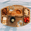 Tragbarer Holz-Picknick-Weintisch – WineNest