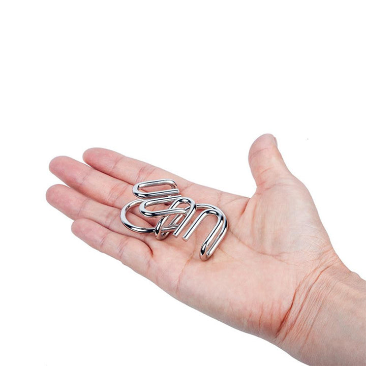 Set of Metal Puzzle Rings – BrainTwist