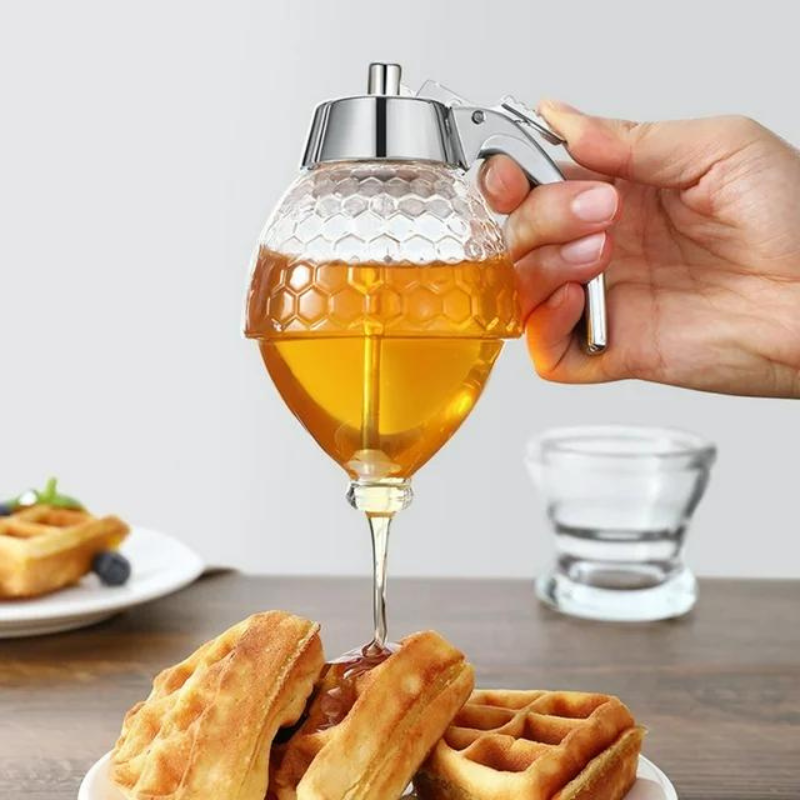 Stylish and Practical Honey Dispenser – HoneySaver