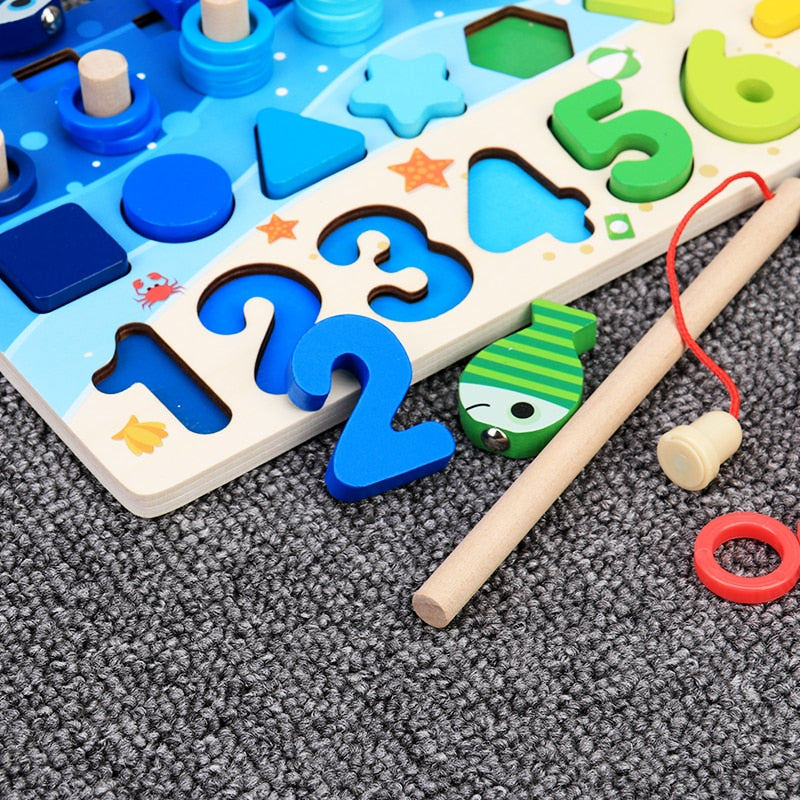 Montessori Kleinkinderspielbrett - Holz SpielSafari
