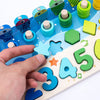 Montessori Kleinkinderspielbrett - Holz SpielSafari