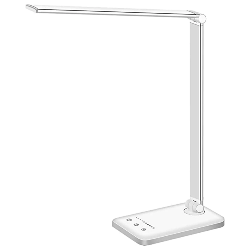 Moderne Einstellbare LED-Schreibtischlampe mit USB-Ladeanschluss - BrightEase