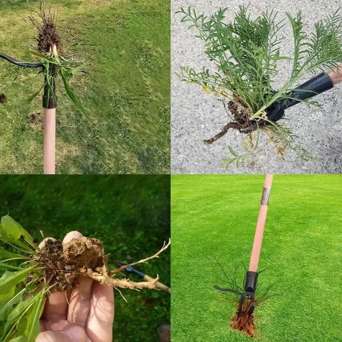 Standing weed remover with powerful root removal - WeedGrip