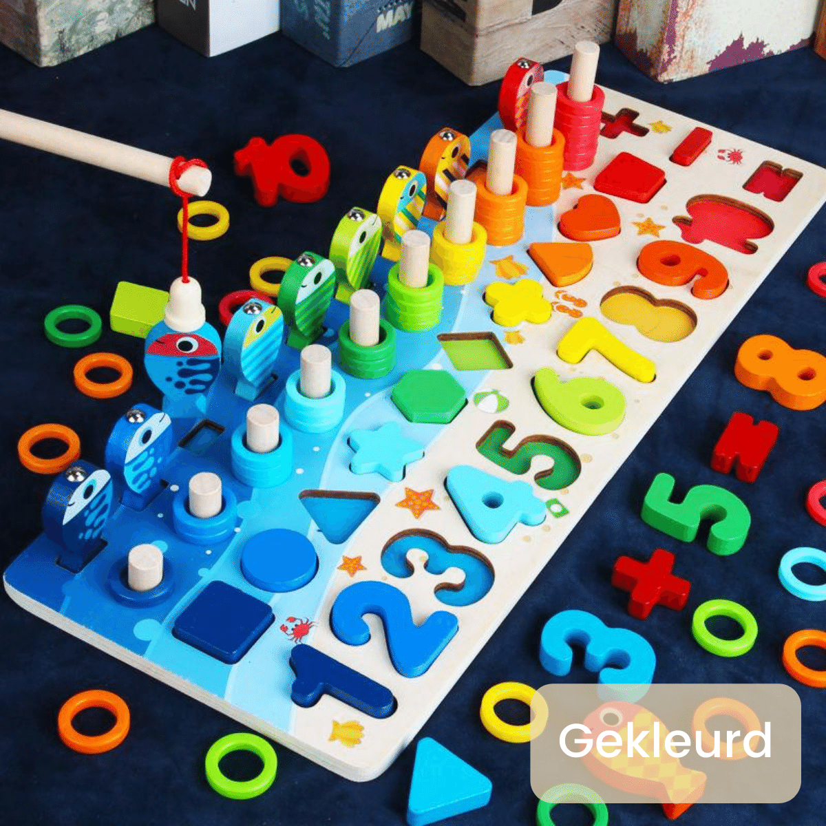 Montessori Kleinkinderspielbrett - Holz SpielSafari