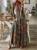 Boho Maxikleid mit fließender Passform & Details – 1+1 GRATIS – Amira