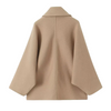 Damen Übergangsjacke im Oversized Look mit Knopfverschluss – Selina