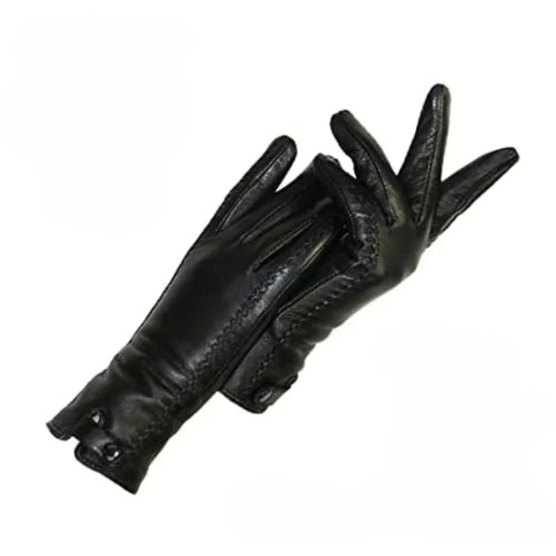Vintage Leder Damenhandschuhe - RetroGrove