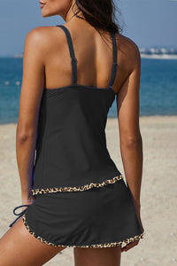 Trendy Leopard Print Tankini - Savannah