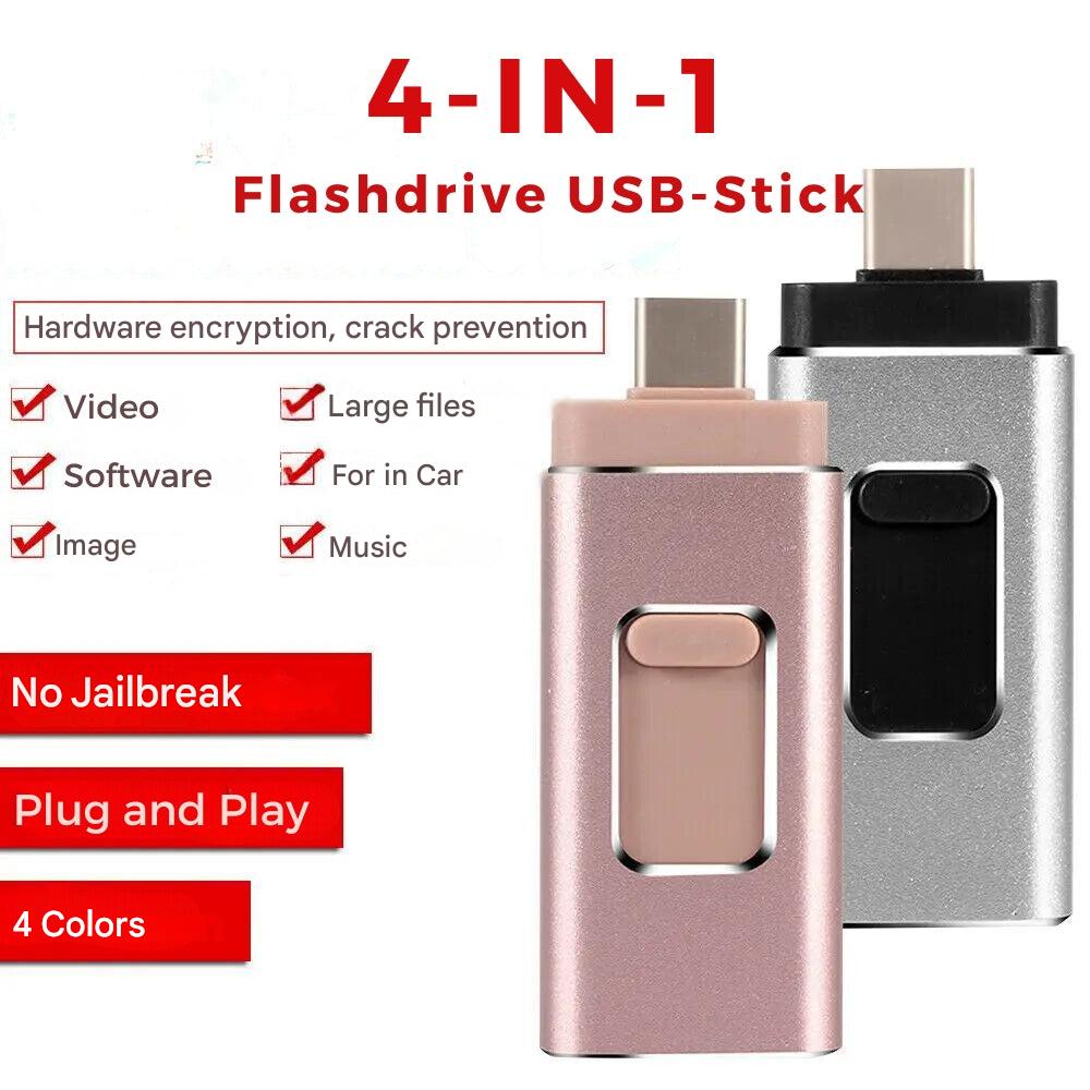 4-in-1 Flashdrive für Jedes Gerät - DataFlex