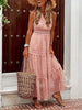 Luftiges Boho Sommerkleid im Ibiza-Stil mit V-Ausschnitt – Niva