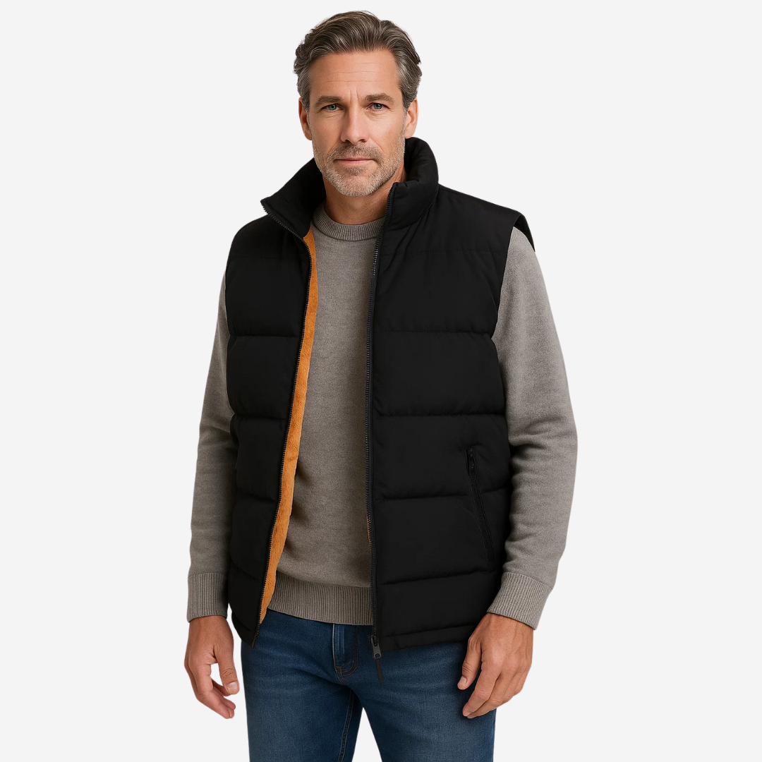 Herren Thermo Bodywarmer gefüttert mit Stehkragen – Arne
