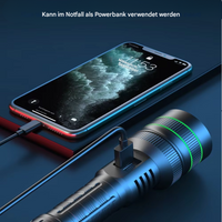 Extrem Helle und Zoombare LED-Taschenlampe - PowerBeam