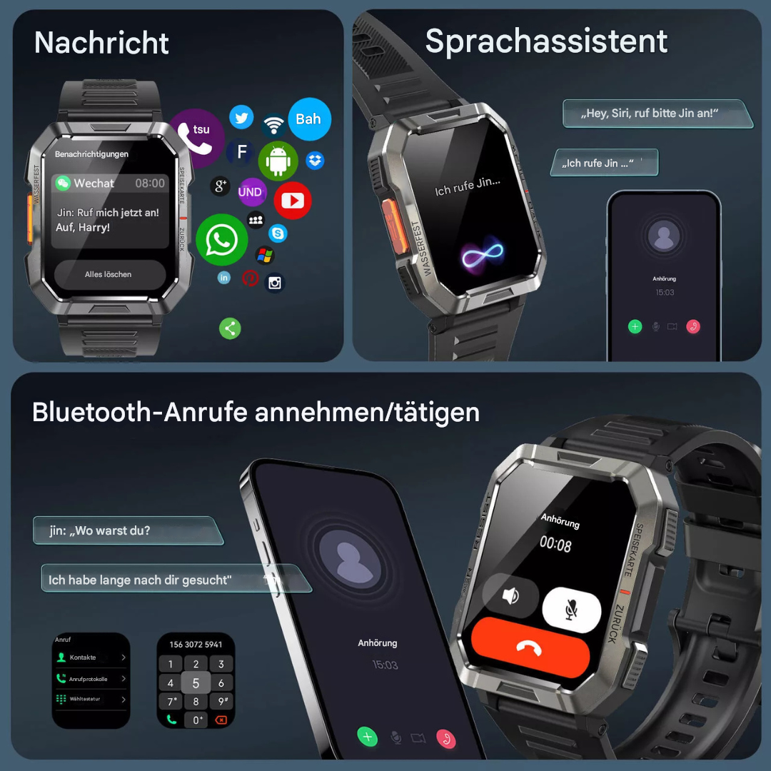 Robuste Smartwatch für Abenteurer - TrailMate