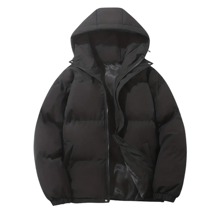 Wattierte Herren Pufferjacke mit Kapuze – Elias