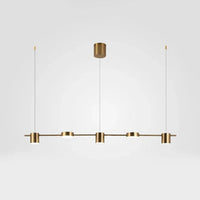 Moderne Aluminium Pendelleuchte - AuraDrum