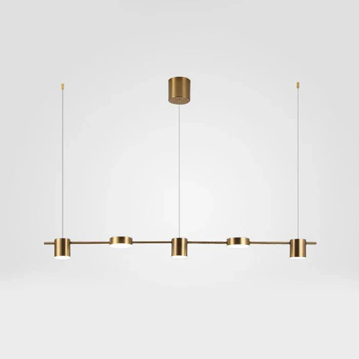 Moderne Aluminium Pendelleuchte - AuraDrum