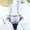 Stylischer Einteiler-Badeanzug mit Animal Print für Damen - WildWelle